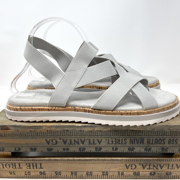 B-52 by Bullboxer Light Grey Primm Strappy Sandal Size 11 New - Picture 6 of 13